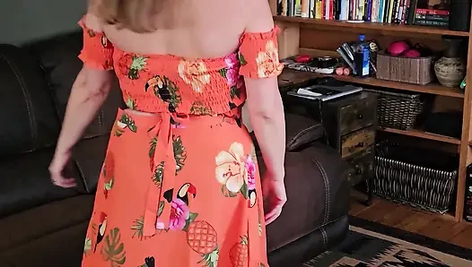 Watch what MOMMY likes to do when She is at Home Alone