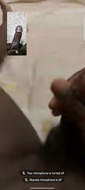 Two boys are in video call masterbating