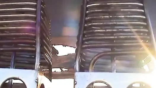 Dieses paar kann es kaum erwarten, in einem heißen luftballon hoch in der luft gefickt zu werden