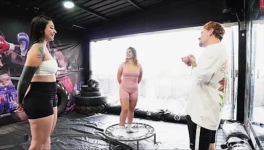 I Didn't Want to Do It but We Had a Threesome with Our Gym Trainer