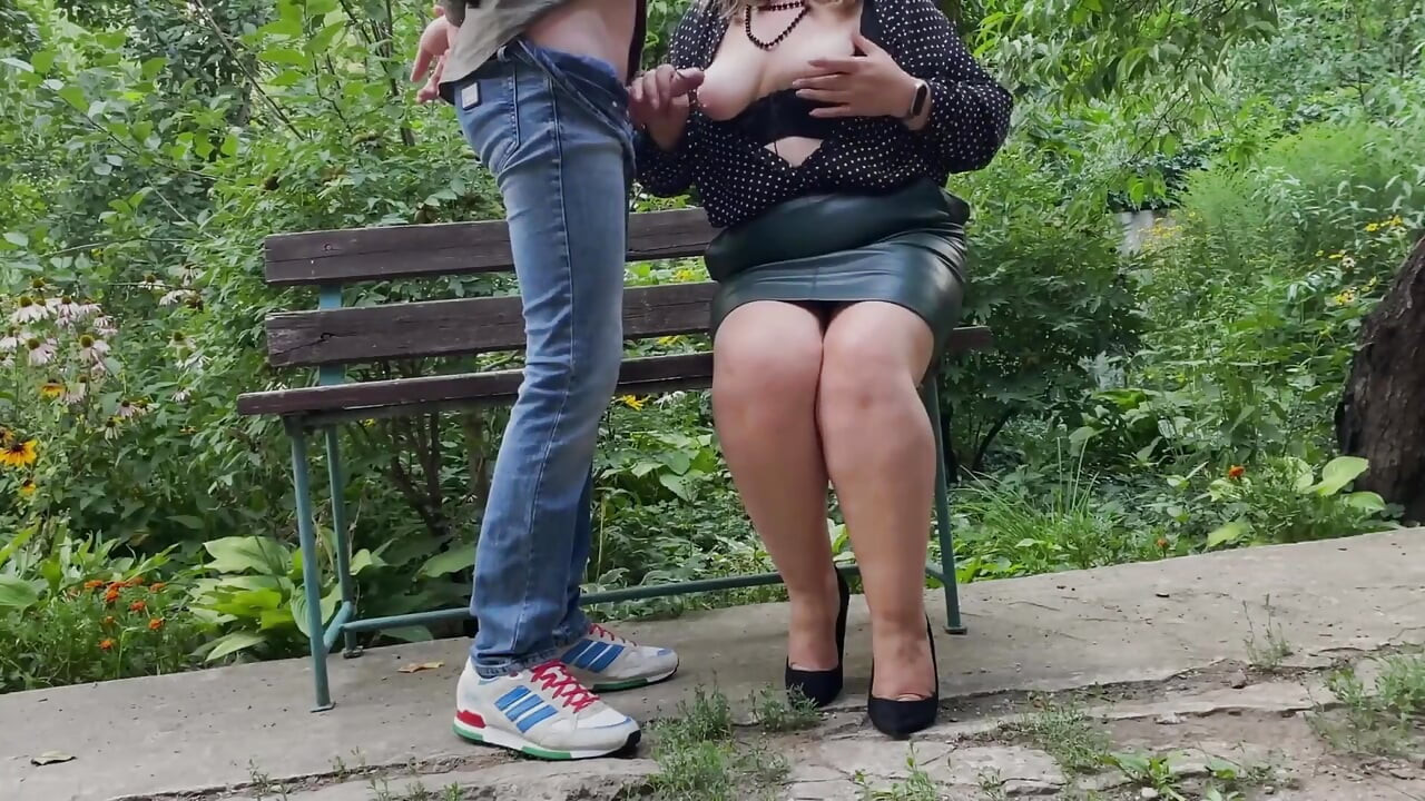 A Stepmother Caring for Her Stepson in a Public Park