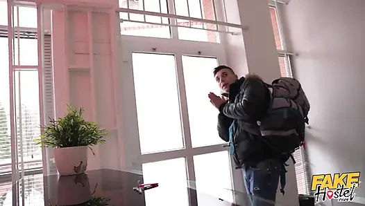 Fake hostel - capri lmonde lagi asik masturbasi sampai dientot habis-habisan sama pria baik-baik
