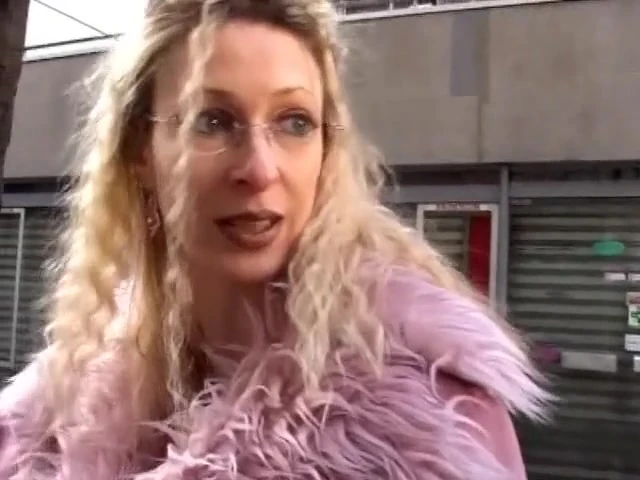 Stunning blonde lady from France gets her asshole banged