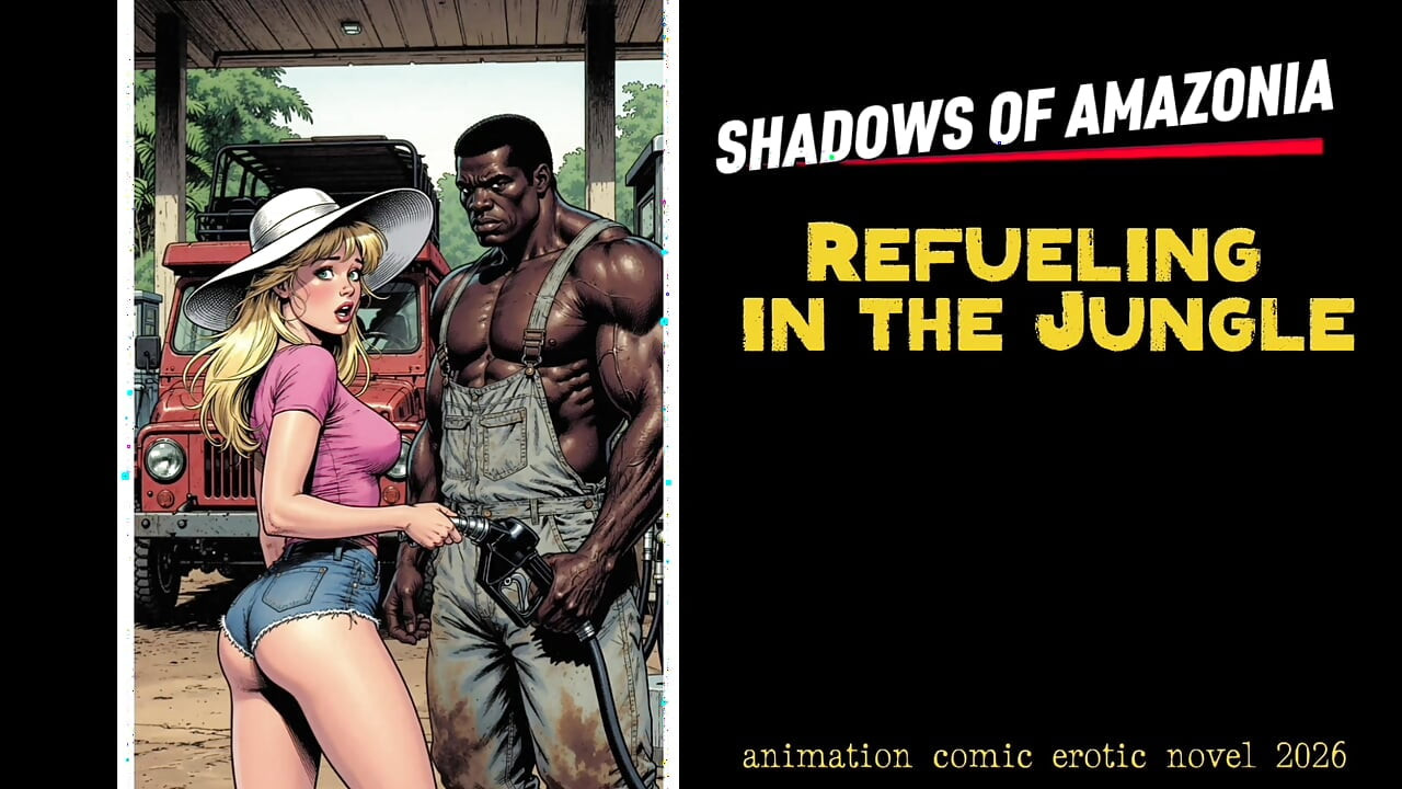 Jungle Gas Station: a Black Pump for a White Wife. BBC Wife Cuckold