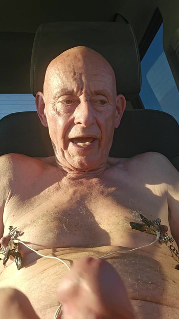 Memorable moment from "nipple torture with spiked clamps and tens unit"