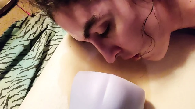 Piss whore cleans up