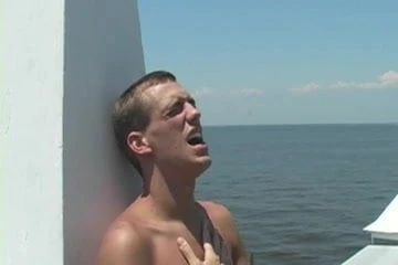 Stud Drinks Cum From a Glass