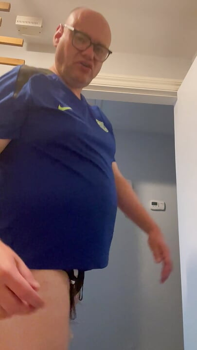 Amateur cross dressing love it