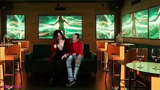 I masturbated a nightclub manager in the VIP room while my husband films