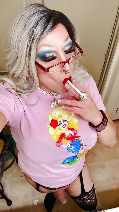 Marilyn elsker Dolly Rygning Fetish Drille