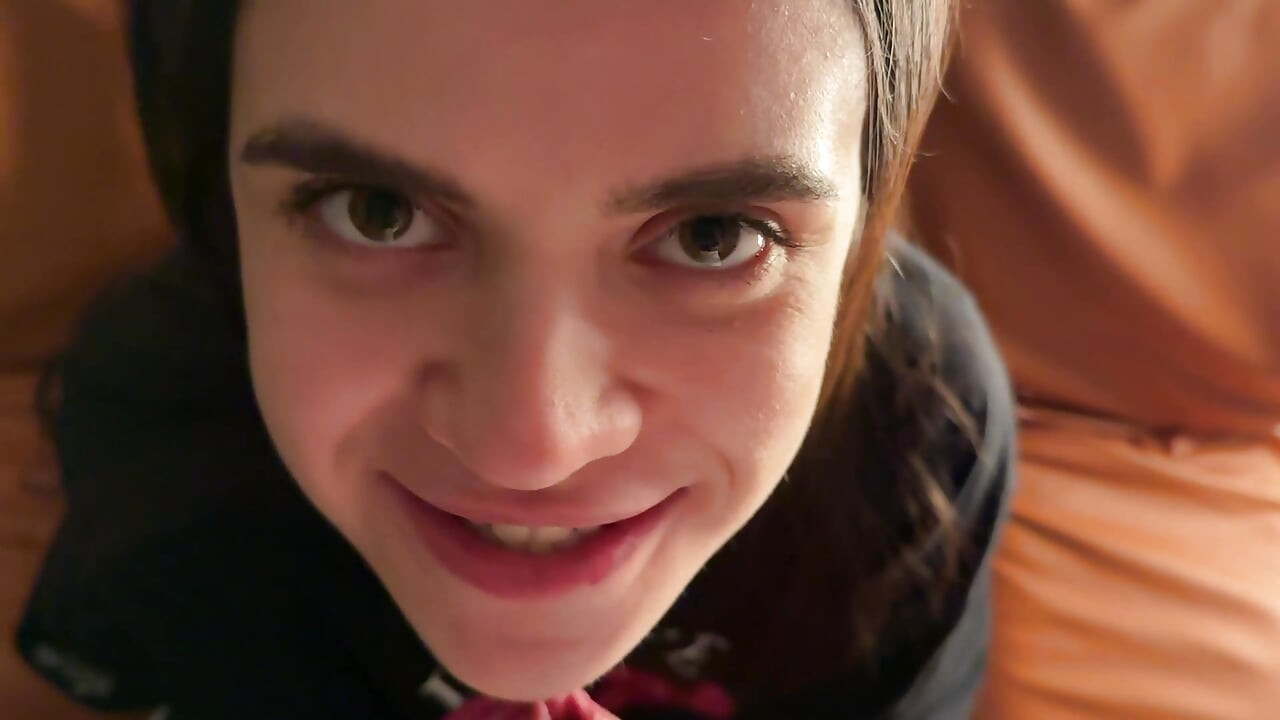 He Thought His Stepsister Wouldnt Post This. My Blowjob RAW Footage With Dirty Talk