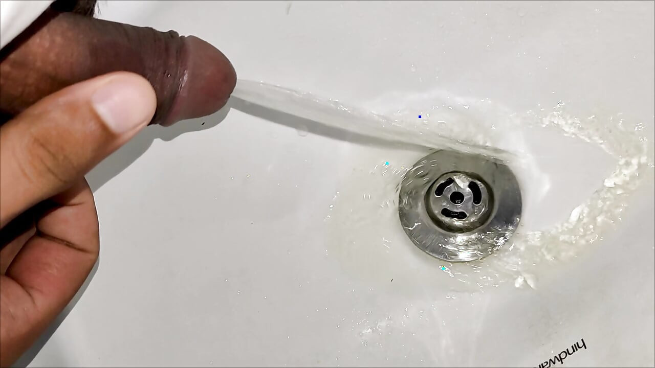 Pissing i håndvask i Bangalore