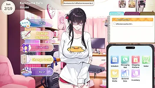 4 V-Lover Yui Rubs It In. Our MC walks in and sees Yui masturbating!