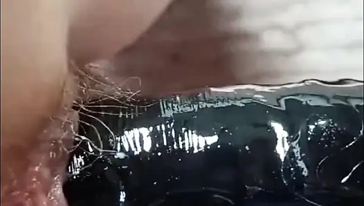 Tatminsiz sürtük evli kadın amcık yarakla götünü parçalıyor