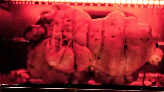 Мясной массаж, мясо на два смычка в моем рту