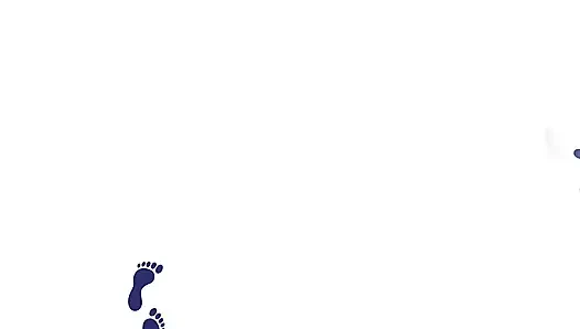 Resepsiyonistin büyük kokan ayaklarına tapıyor bakış açısı