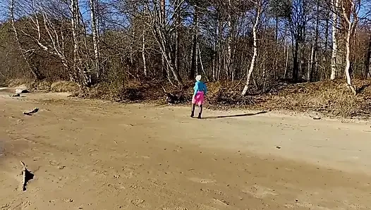 Sexy outfit for spring walk