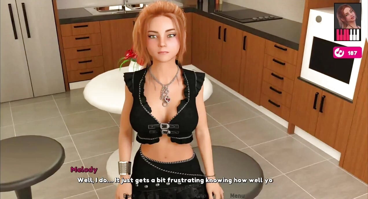 Melody #28 - Johannes and Melody took a shower toghther and she gave him a blow job and cum on her face