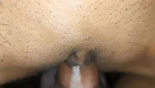 Cum inside the pussy fucking with oil