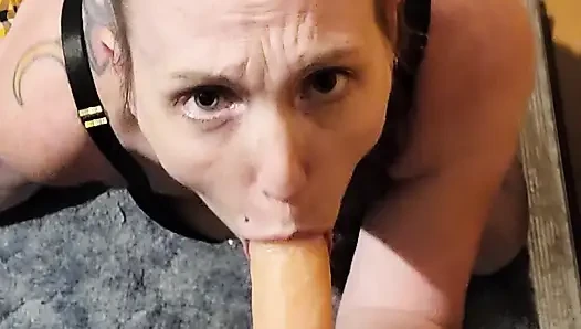 I Suction A 9 Inch Dildo And Play With It Doggy Style And Missionary