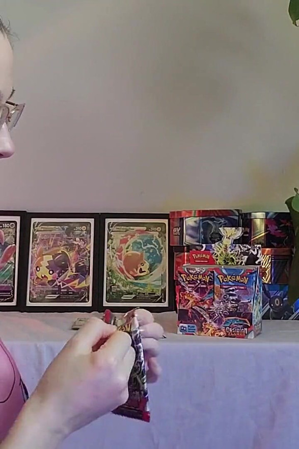 New Obsidian Flames Full Booster Box Card Pulls