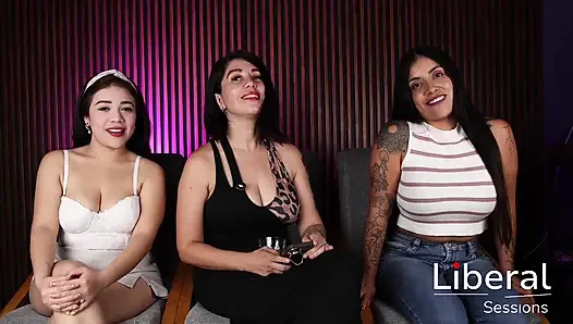 MUAZZAM MEMELI OLGUN ORTA YAŞLı SEKSI KADıN, 2 YABANCıYLA ILK ÜÇLÜ SEKSINI KAYDEDIYOR.