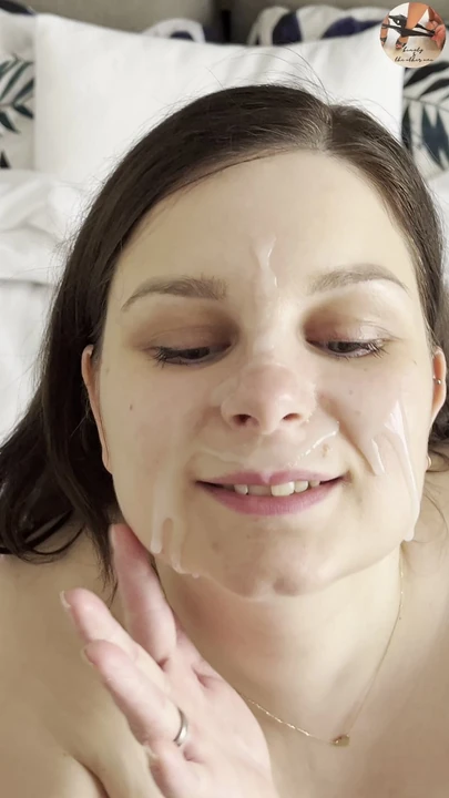 amateur WIFE morning facial