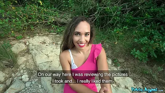 Public Agent - Big Tit Russian Briana Bandares Gets Pounded by the Bus Stop