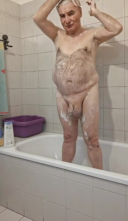 my dick in the shower