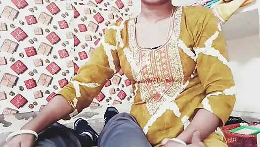 Session 26. Desi Wife Hand Job & Blowjob Her Husband