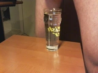 Sperm in glass of water & reverse