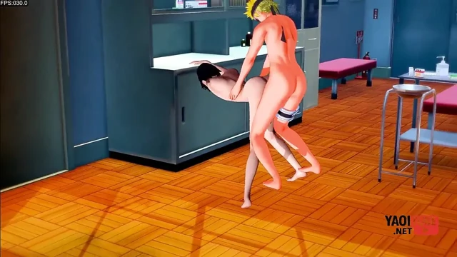 Naruto Yaoi - Naruto Fucks Sasuke in Science Class