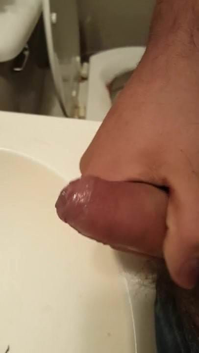 Playing with my uncut cock and big balls