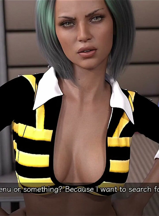Stranded in Space - Military Girl with Big Tits Loves Femdom
