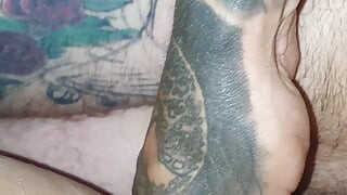 Tight ass, close up, dripping wet