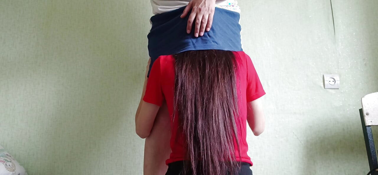 My Shy Neighbor Climbed Under My Skirt Without Asking, but I Liked It