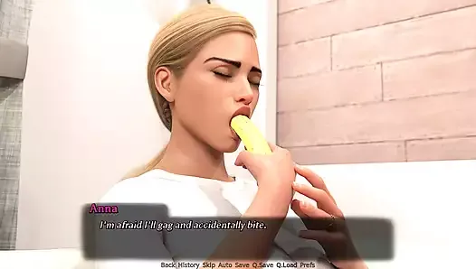 A Perfect Marriage: Married Wife Fantasize About Her Colleagues While Masturbating with Banana in Her Mouth Episode 25
