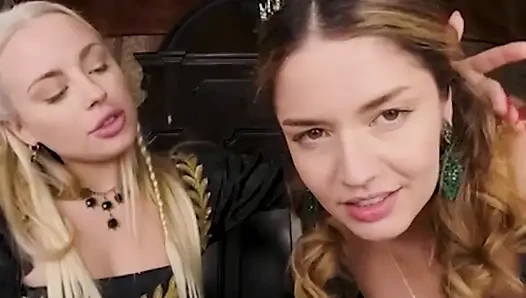 Vrcosplayx - tarian seks threesome bareng si naga vanessa vega dan anna claire clouds bagian 1