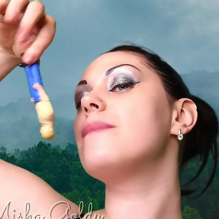 Powerful and Sexy Giantess Is Hungry, and Today Little Human Is My Slave! He Smells so Tasty! Did He Want to Be a Part