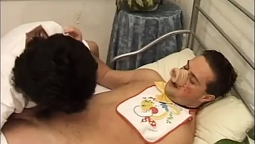 Big Stepdaddy anal in hospital