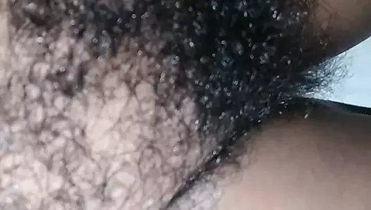 Sri Lankan sexy wife and hairy pussy