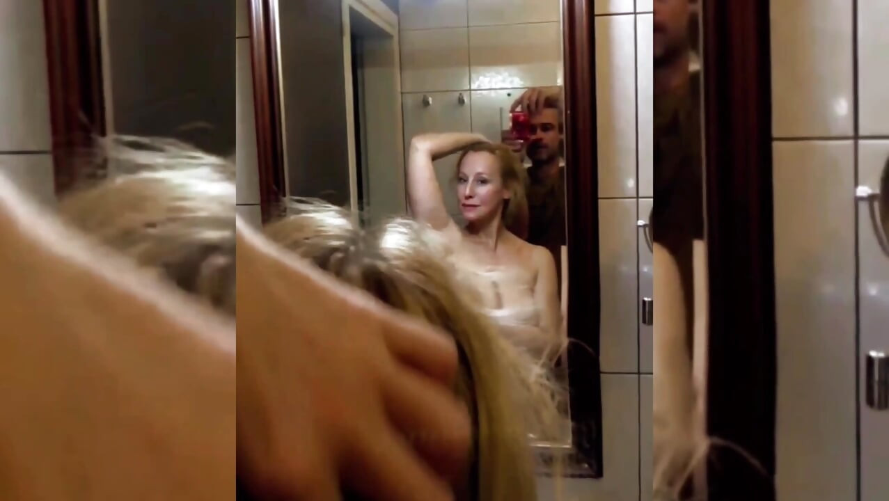 Beautiful Blonde Amateur Wife Enjoys Sex