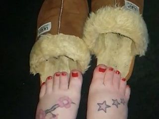 Slipper fetish 4 ugg slippers