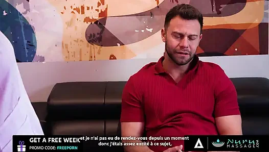 NURU MASSAGE - lumi ray mit dicken titten macht aus entspannten kunden französische hardcore-ficks, französische UNTERTITEL