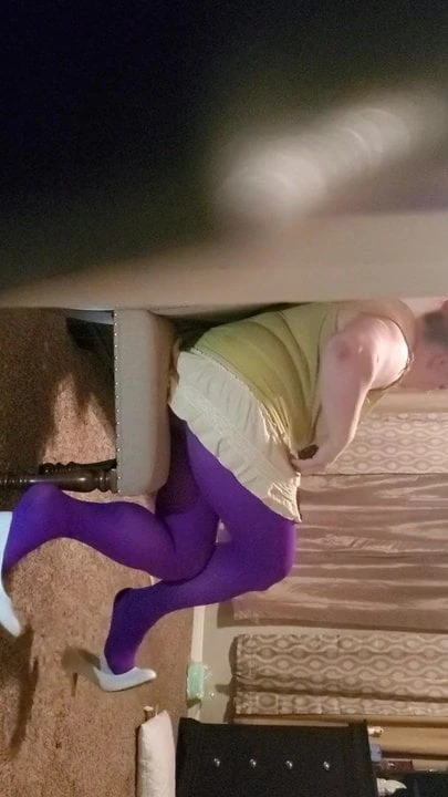 purple hose bbw