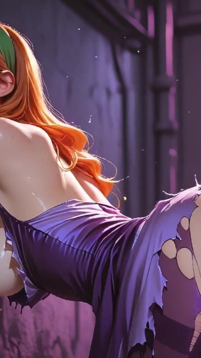 Daphne from Scooby-Doo serves a small cock of a fat old daddy | Clip 1