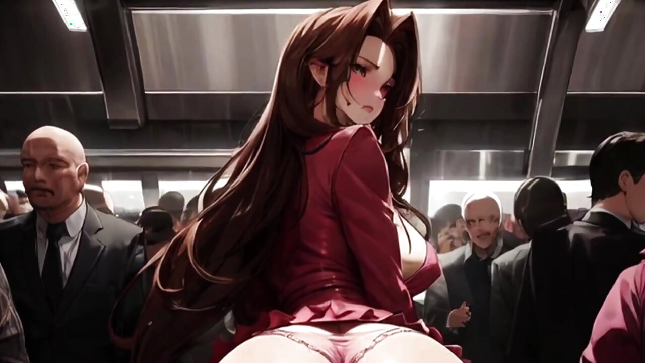Tifa toket besar & aerith mungil membintangi spicy toons: the subway 2