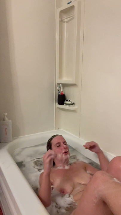 CUM watch EMMA in the BATH! Watch the water get even HOTTER!🔥 | Clip 3