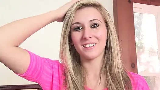Young blondie prefers to be banged by teacher instead of studying