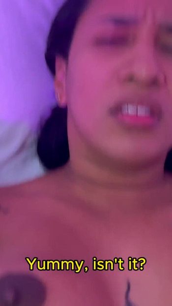 Stunning moment from "My stepmom is a webcam model. English captions"